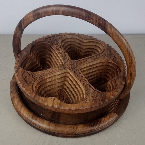 Other - Rosewood Collapsible Basket